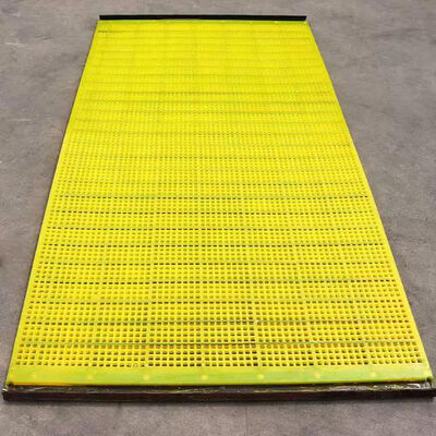 WS 85 Open-Cast Polyurethane Screening Media 305x305mm Anti-Clogging 0.5mm Seam for Coal Dewatering