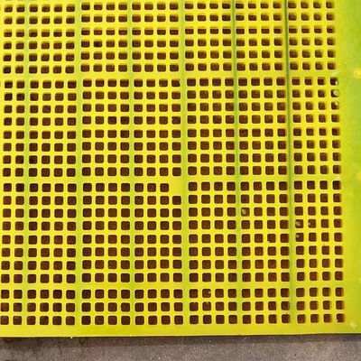 কপার ডিওয়াটারিংয়ের জন্য পরিধান-প্রতিরোধী 600x600mm WS 85 ওপেন-কাস্ট পলিউরেথেন স্ক্রিন প্যানেল বোল্ট ইনস্টলেশন