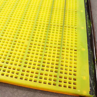 WS 85 Polyurethane Screening Media 500x500mm Bolt Installation Anti-Clogging for Gold Mining